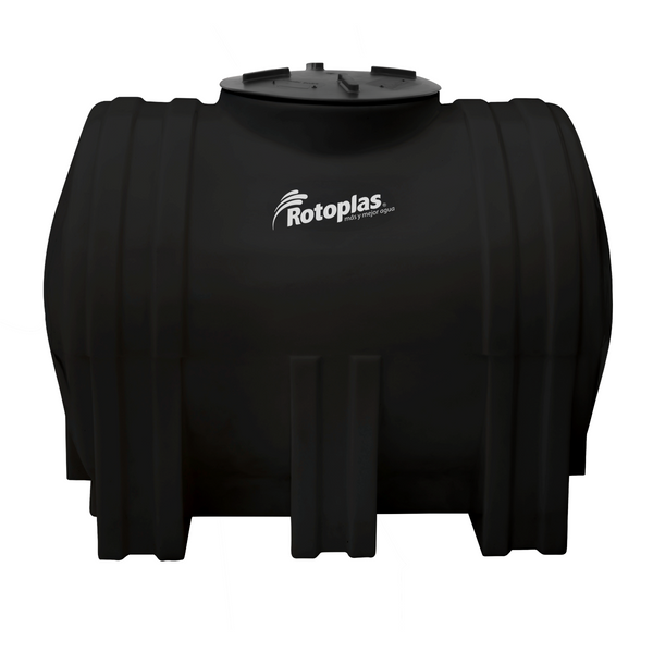 TANQUE HORIZONTAL 1000 L REF 40% NEGRO