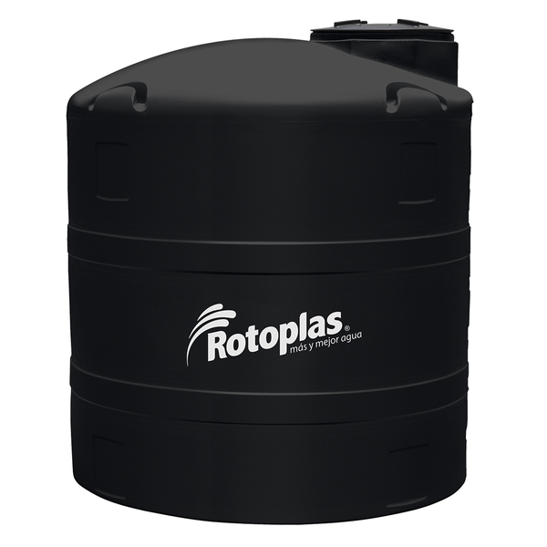 TANQUE VERTICAL 2500 L REF 40% NEGRO
